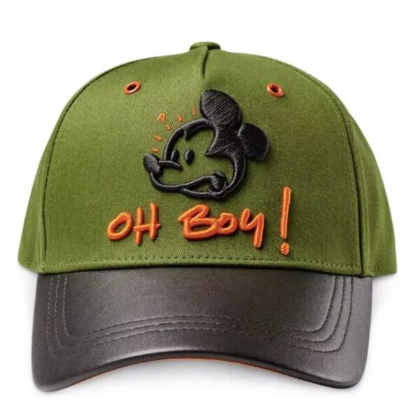 DISNEY ARTIST SERIES Mickey Mouse " OH Boy ! " Baseball Cap by Bret Iwan - NWT - Picture 5 of 6